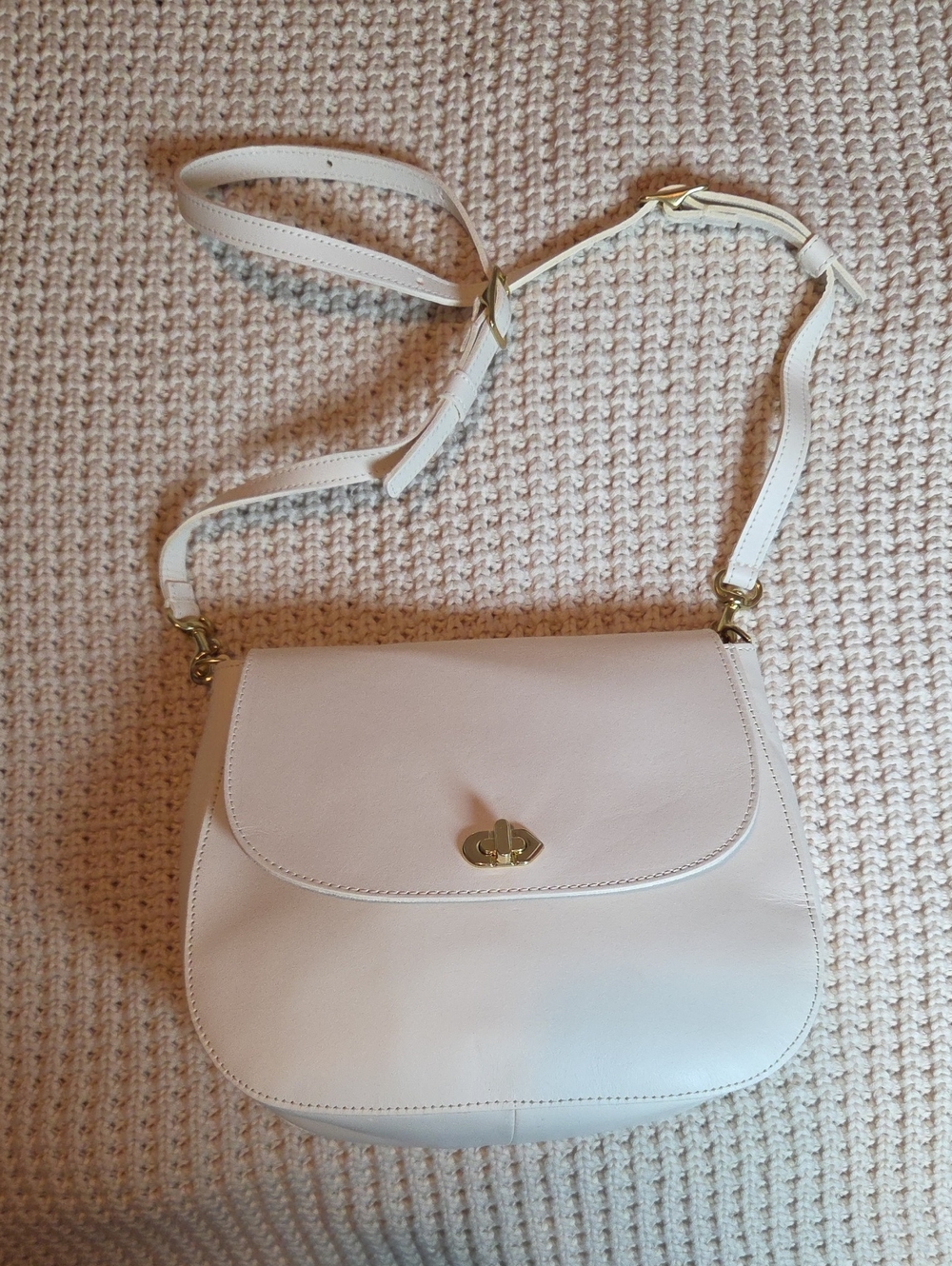 Clare V. Turnlock Louis Purse In Cream NWOT - Picture 4 of 15